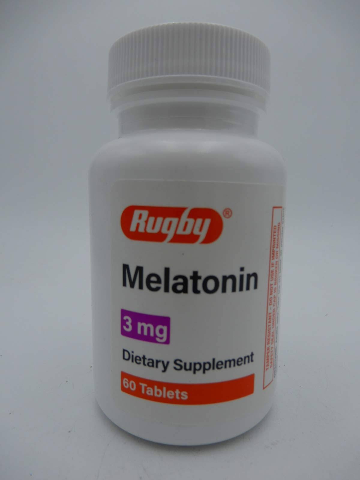 Rugby 3mg Melatonin 60 Tablets
