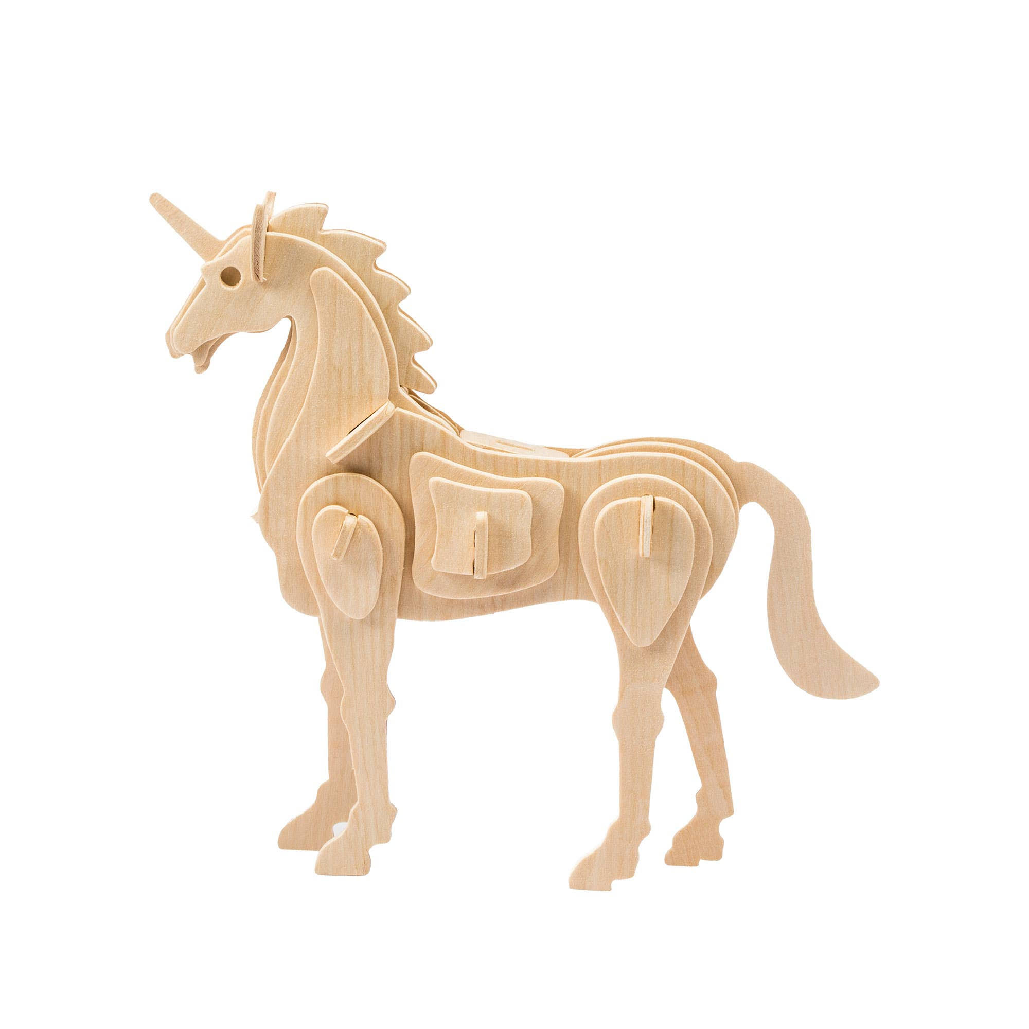 Hands Craft DIY 3D Wooden Puzzles Unicorn (JP257)