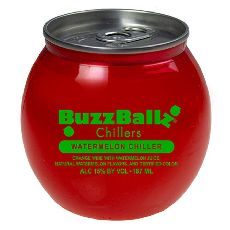 Buzzballz Chillers, Watermelon - 187 ml