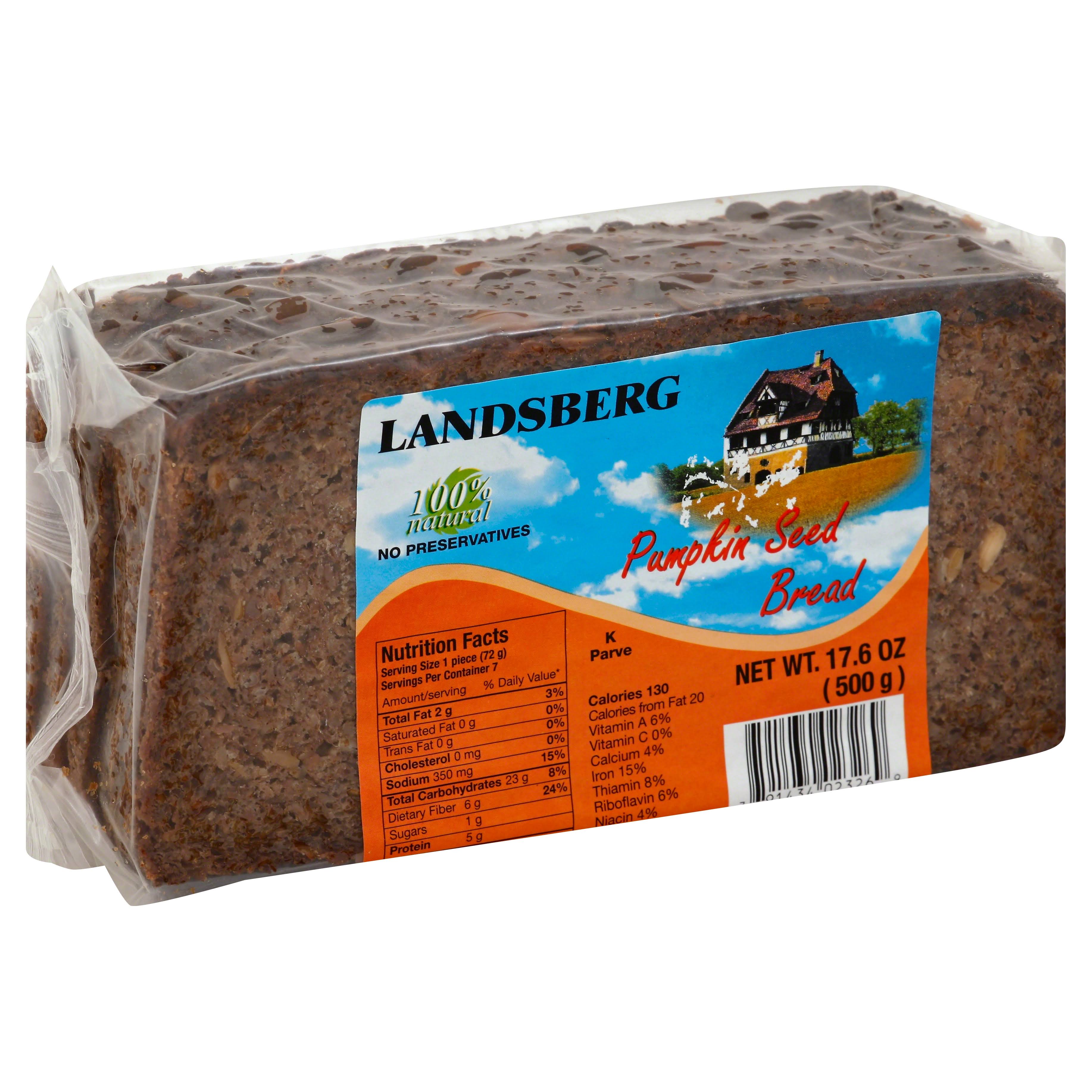 Landsberg Bread, Pumpkin Seed - 17.6 oz