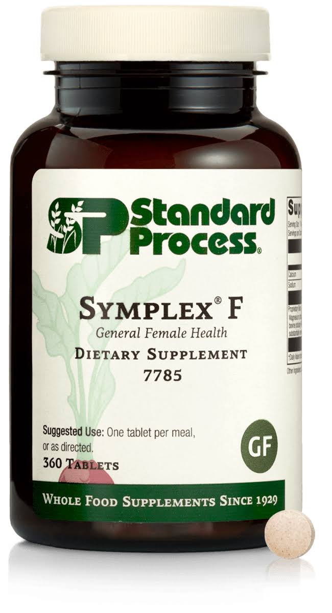 Standard Process Symplex F Food Supplement - 360 Tablets