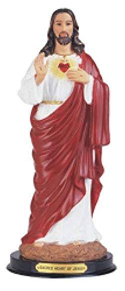 StealStreet Ss-G-312.15 Sacred Heart Of Jesus Holy Figurine Religious Decoration Decor, 12"
