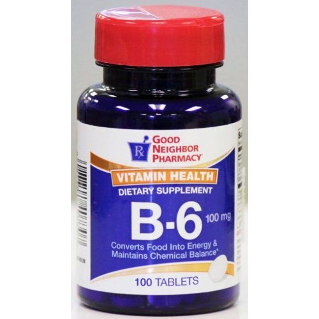 GNP Vitamin Health B 6 Dietary Supplement (100mg)