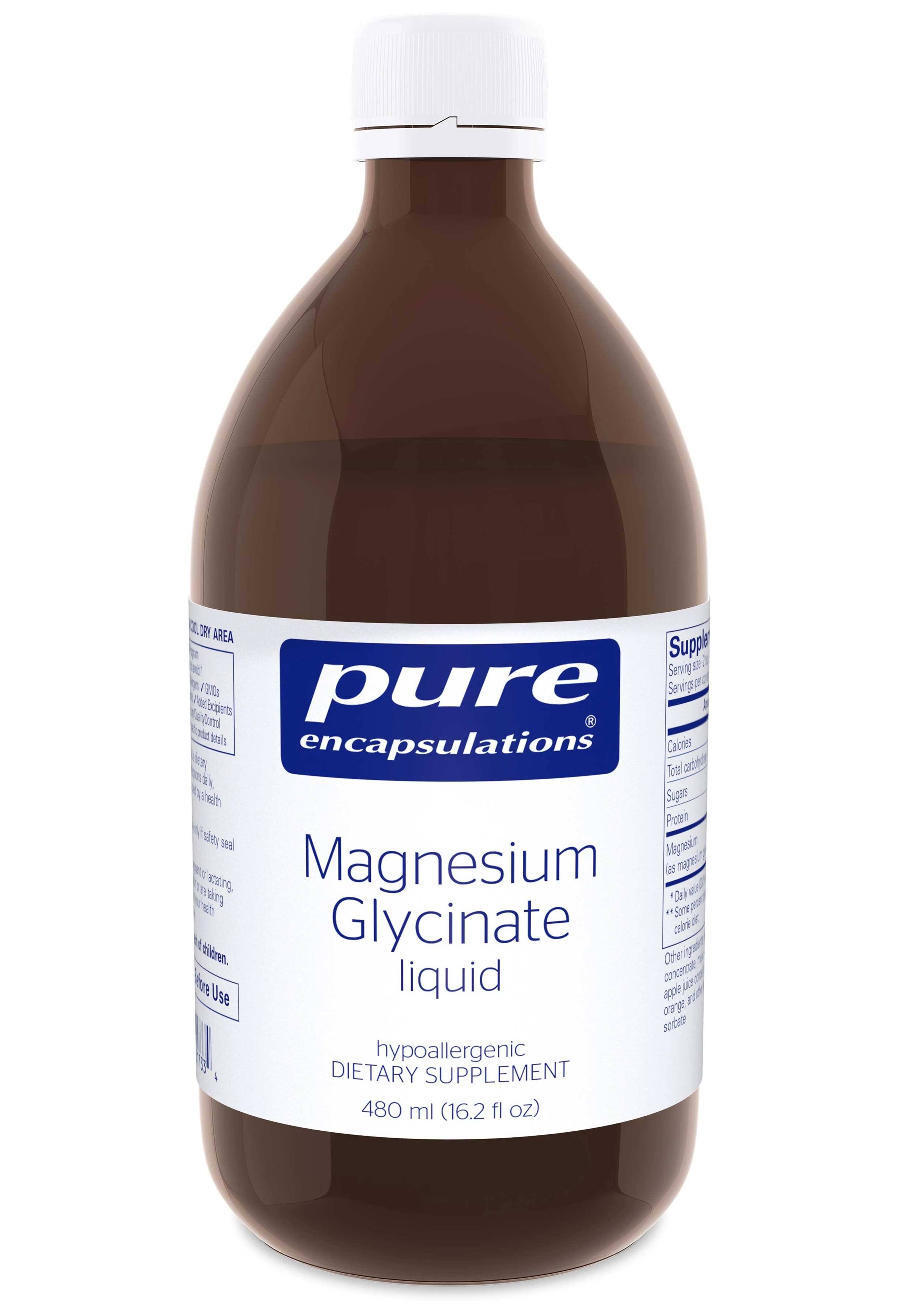 Pure Encapsulations Magnesium Glycinate Liquid Dietary Supplement - 16.2oz