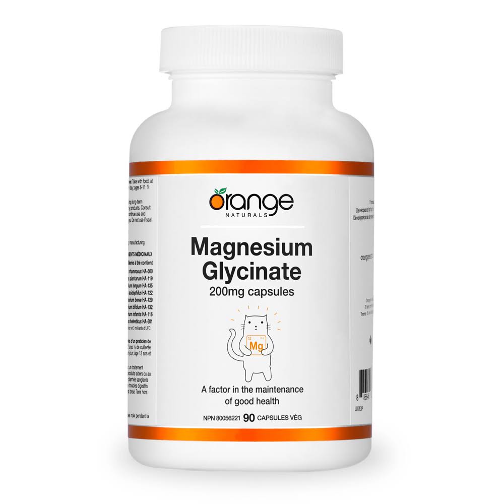 Orange Naturals Magnesium Glycinate - 200mg