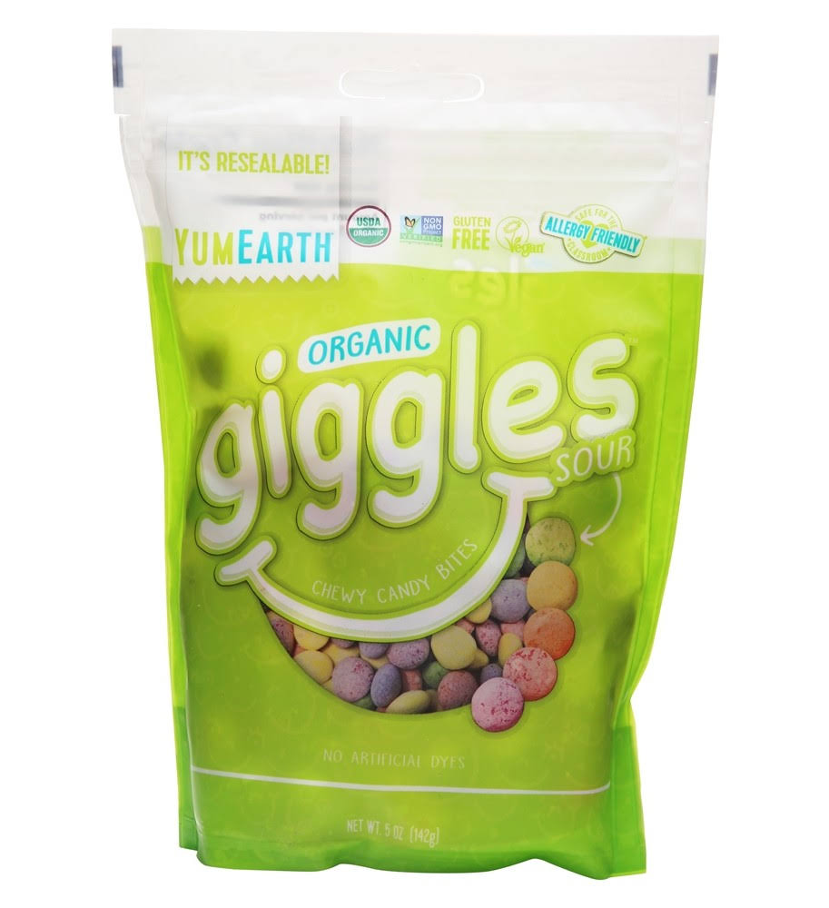 YumEarth, Organic Giggles, Sour, 5 oz (142 g)