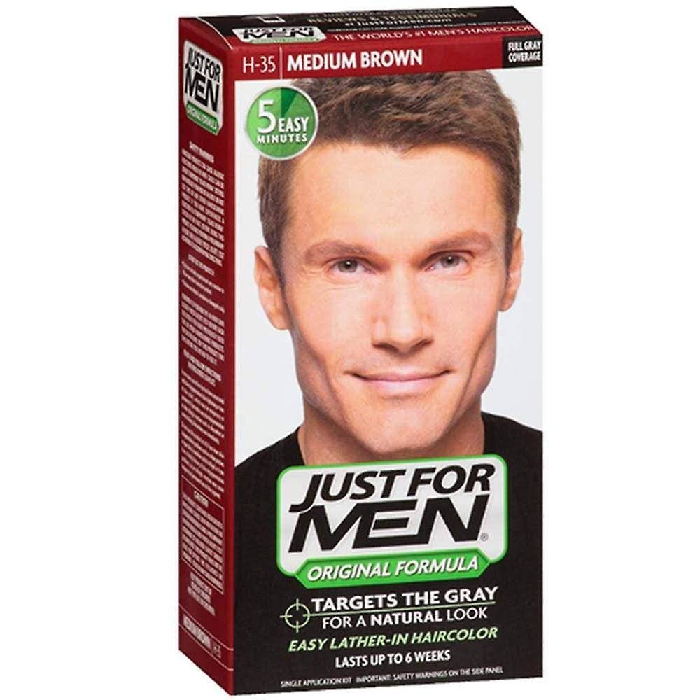 Just For Men Original Formula Men's Hair Color - Medium Brown, 3 Count