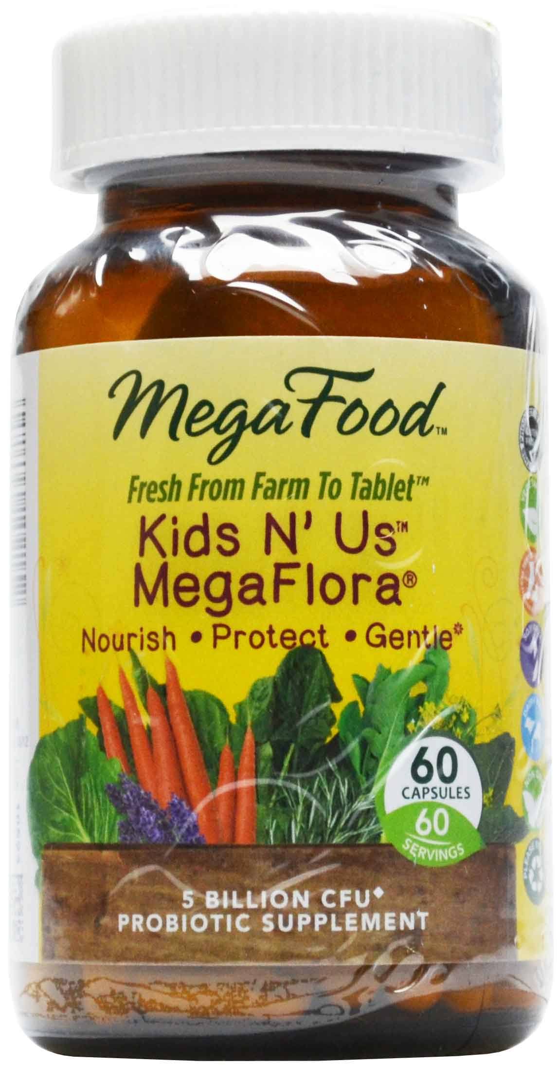 Megafood Kids N' Us Megaflora - 60 Capsules