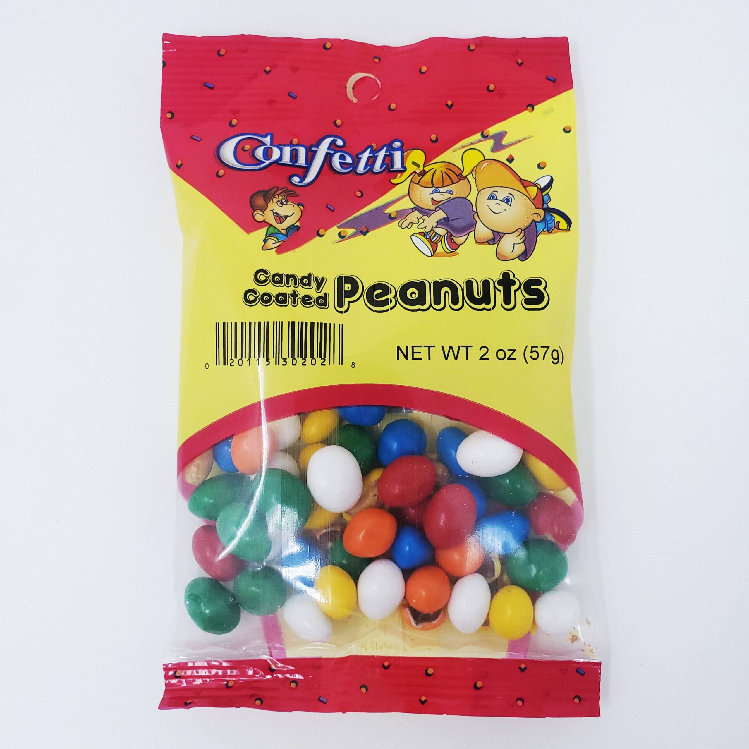 Candy Coated Peanuts - Confetti - 2 oz