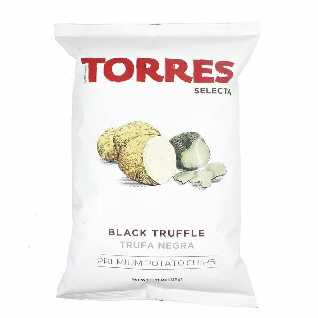 Torres Selecta Black Truffle Potato Chips - 125g