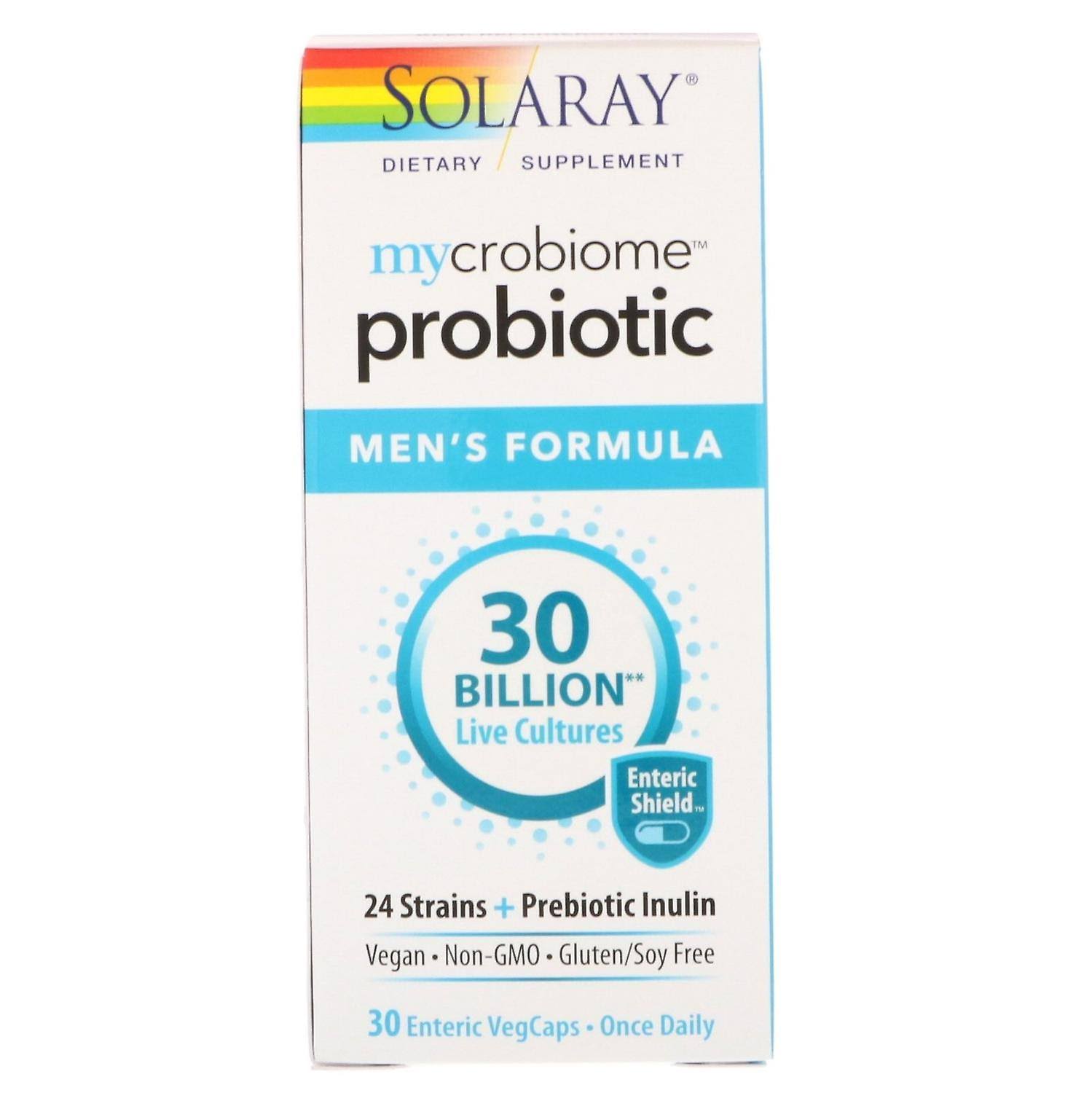 Solaray - mycrobiome probiotic Men's Formula, 30 Billion, 24 Strains