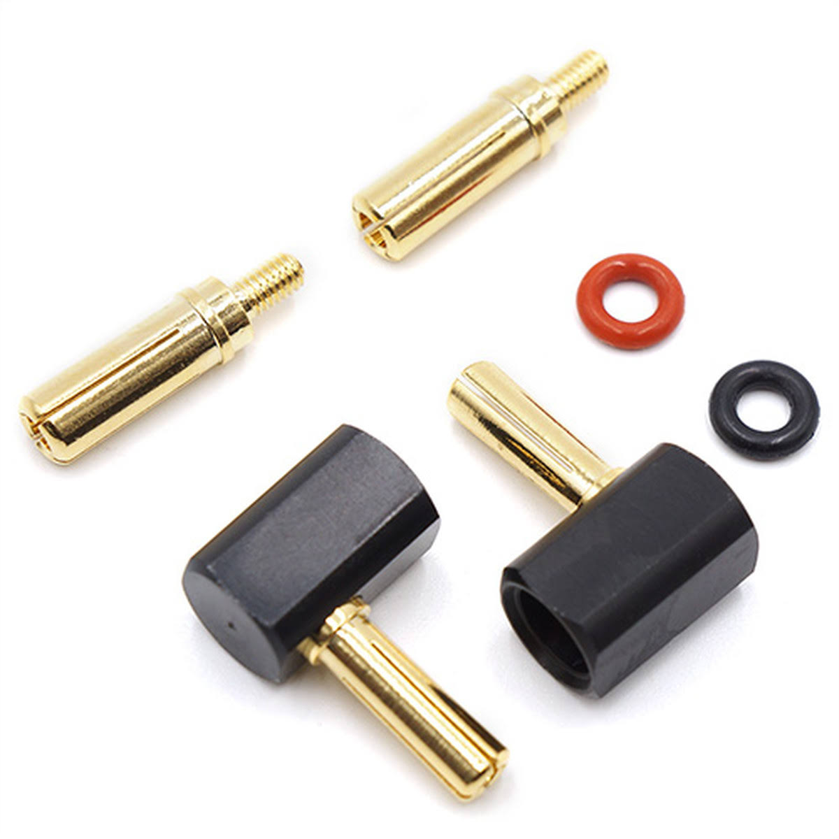 Yeah Racing 4mm & 5mm Bullet Angled Connector Set | Hobbytech Toys