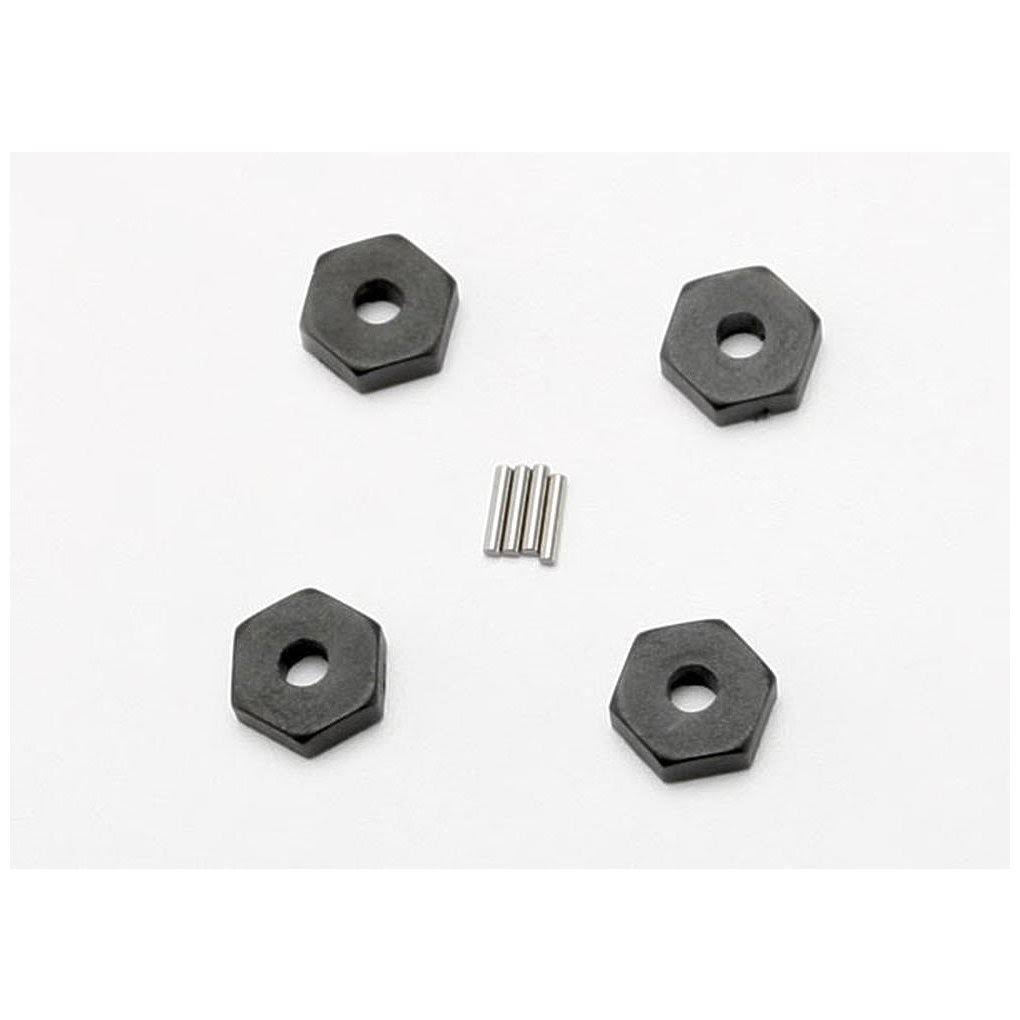Traxxas Hex Wheel Hubs and Axle pins Set - 4 Pack