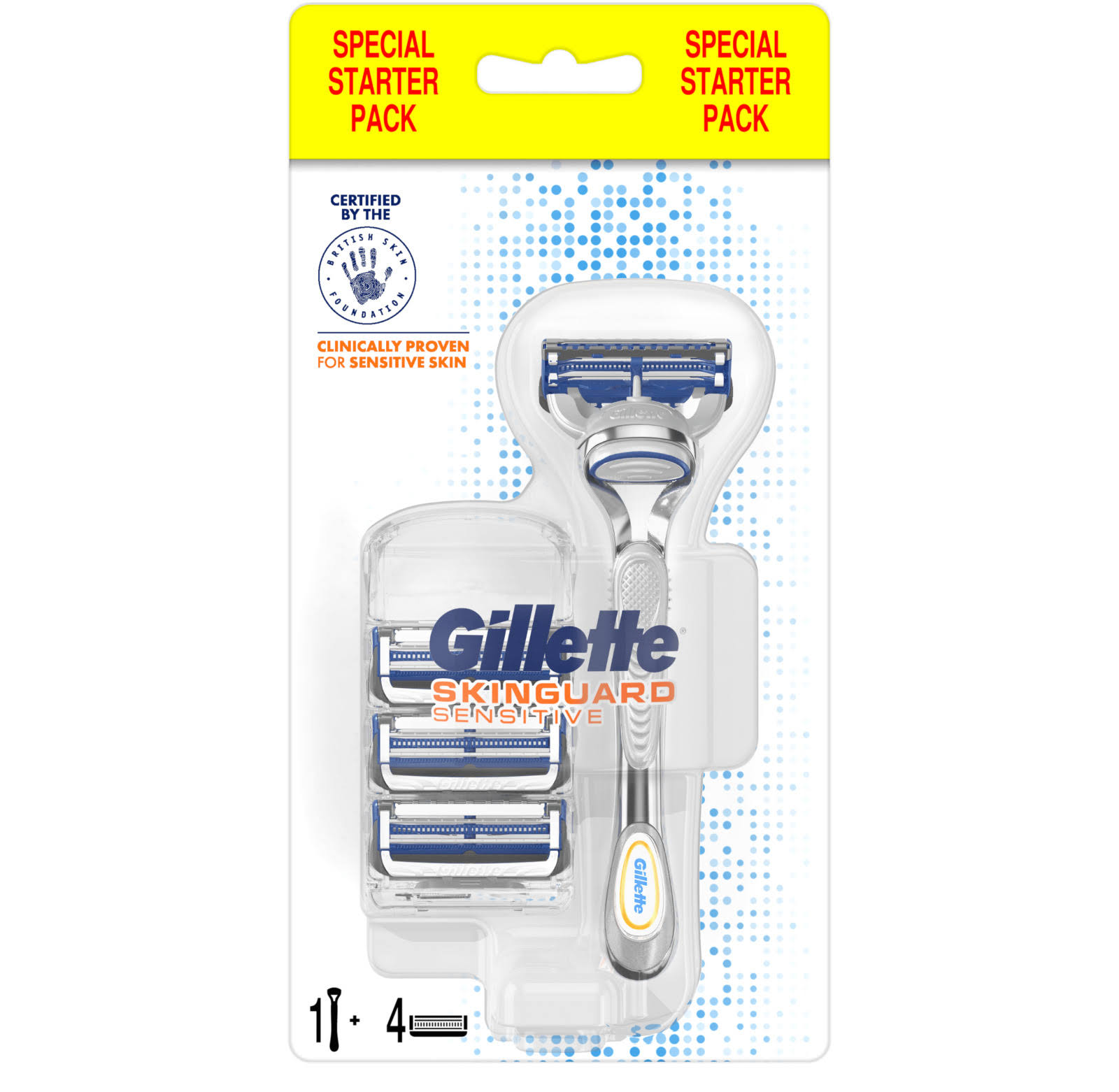Gillette Skinguard Sensitive Razor Starter Pack