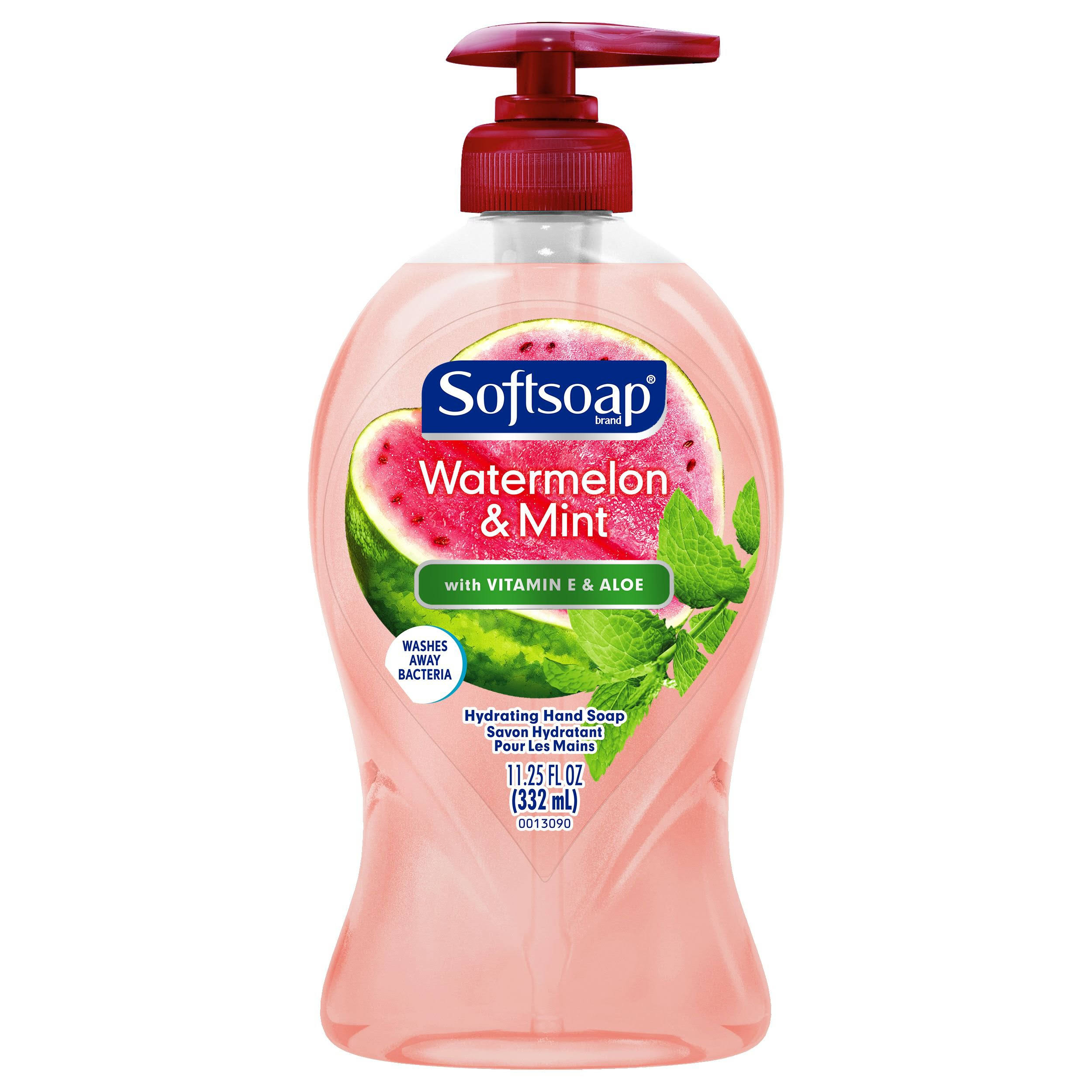 Softsoap Hydrating Liquid Hand Soap Pump Watermelon & Mint 332 Ml