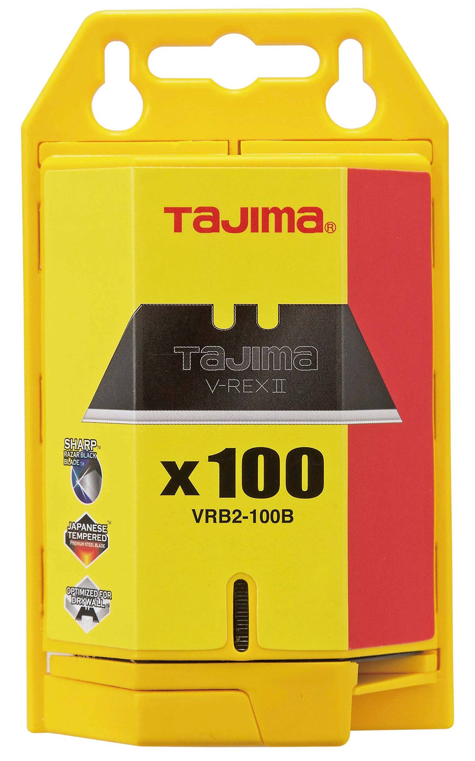 Tajima V Rex II Tempered Steel Utility Knife Blades - 100pk