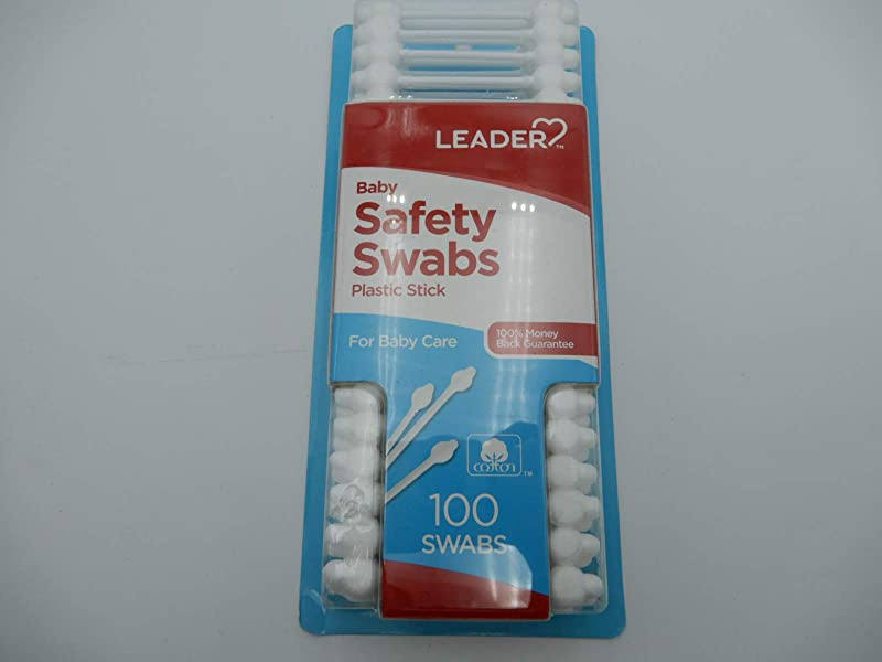 LEADER Cotton Safety Doubled Tipped Swab 100 ct | Tools & Accessories