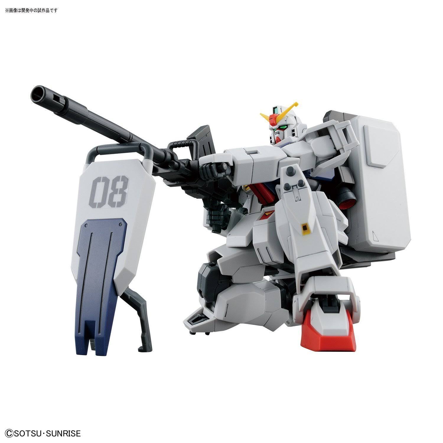Bandai Hguc 210 Gundam Ground Type Model Kit - Scale 1:44