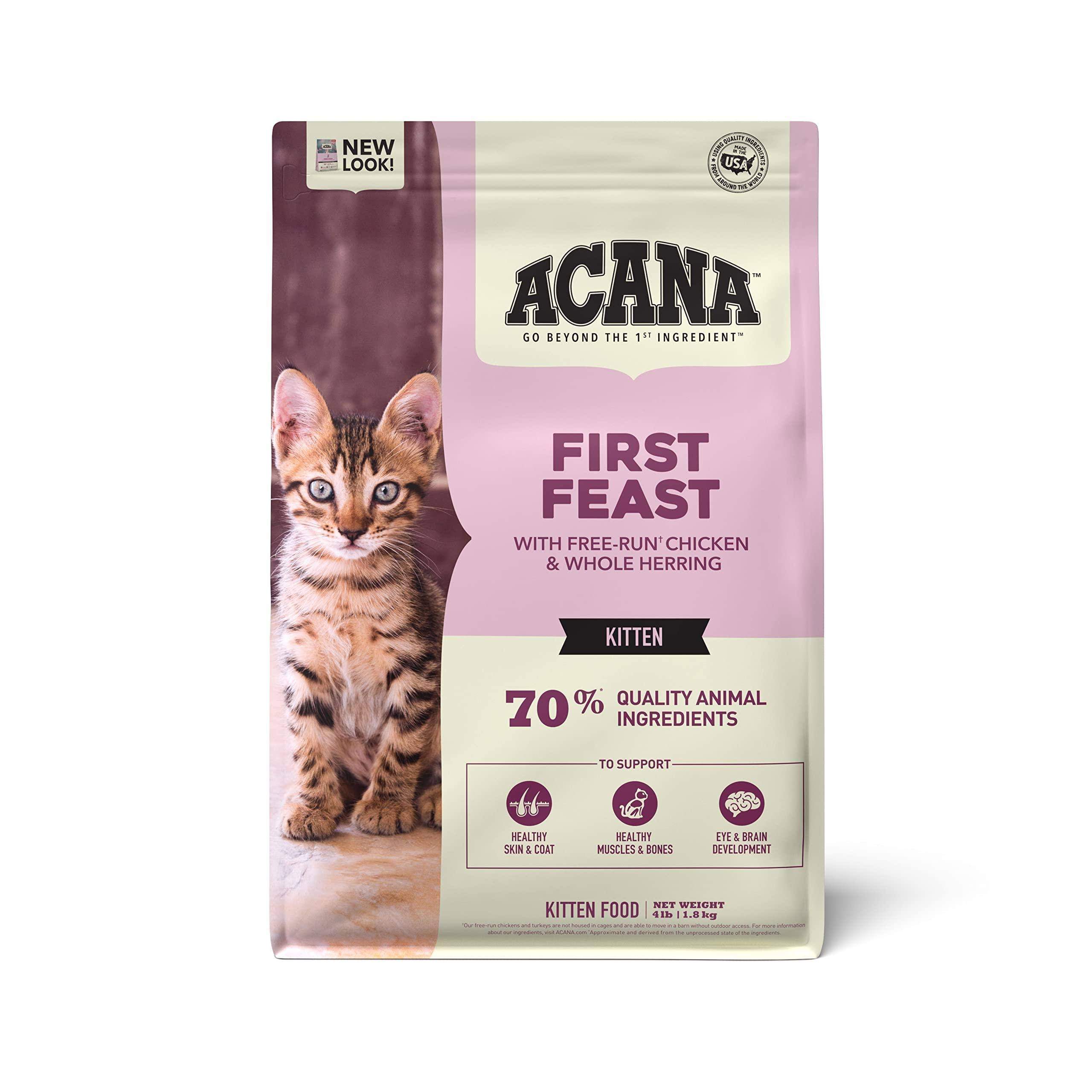ACANA First Feast Dry Cat Food, 4 lbs.