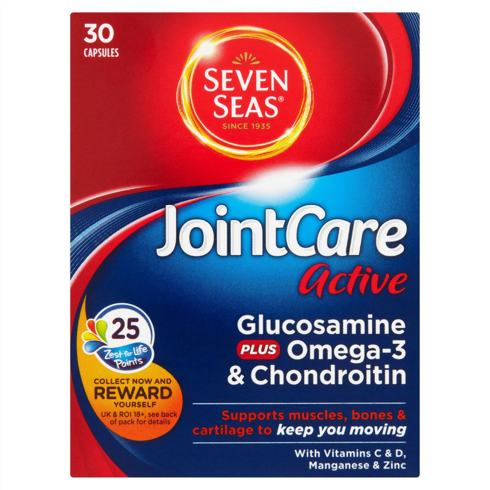 Seven Seas Jointcare Active Capsules - 30ct