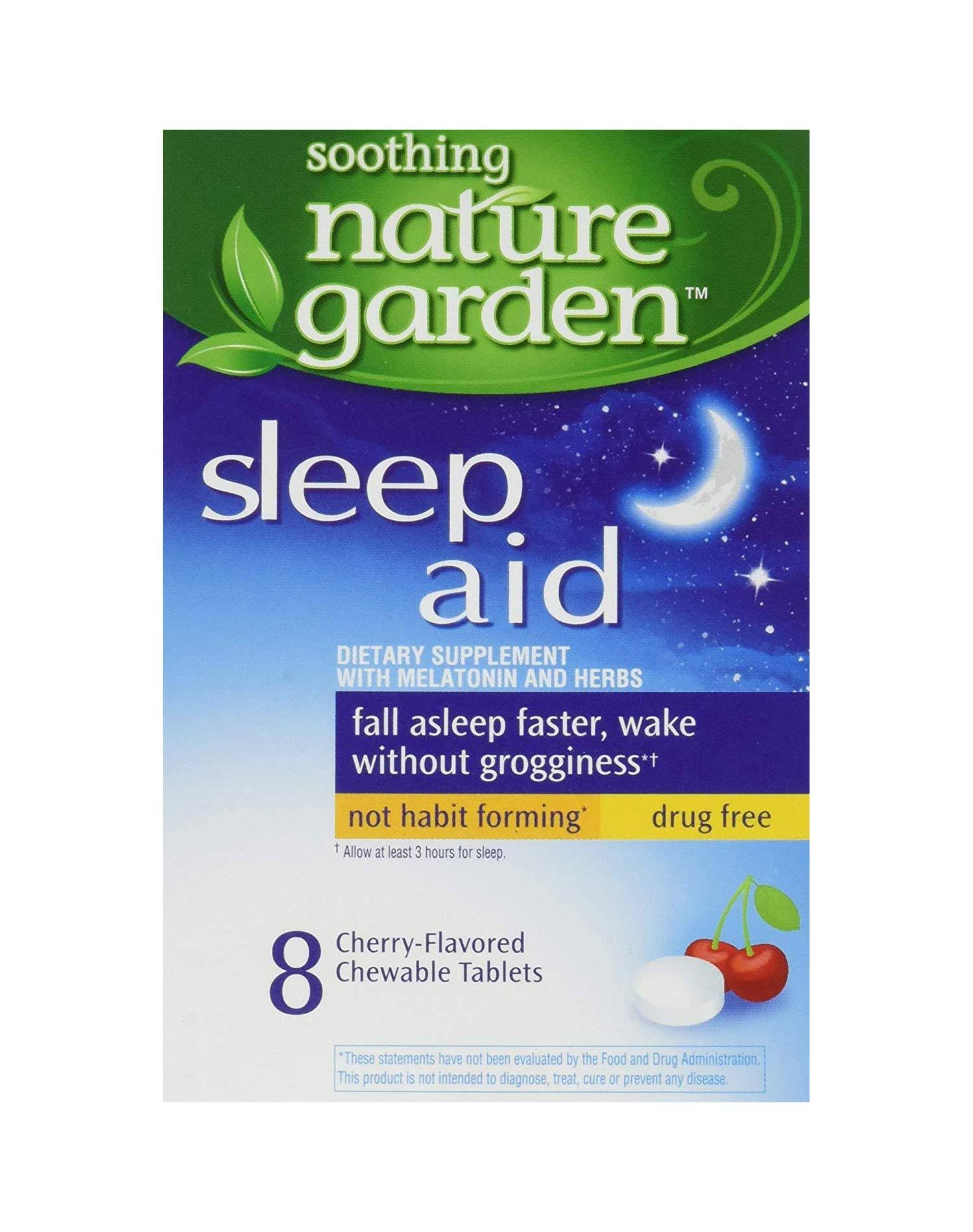 Soothing Nature Garden Sleep Aid Remedy Chewable Tablets - 8ct