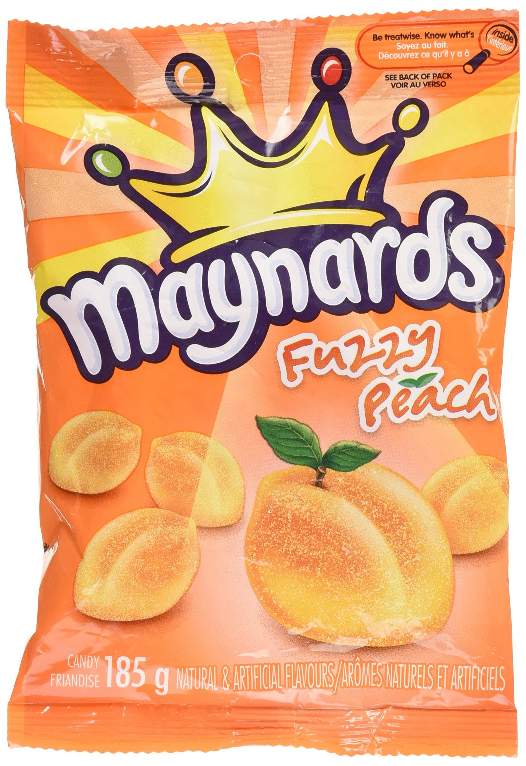 Maynards Fuzzy Peach Gummy Candy - 185g