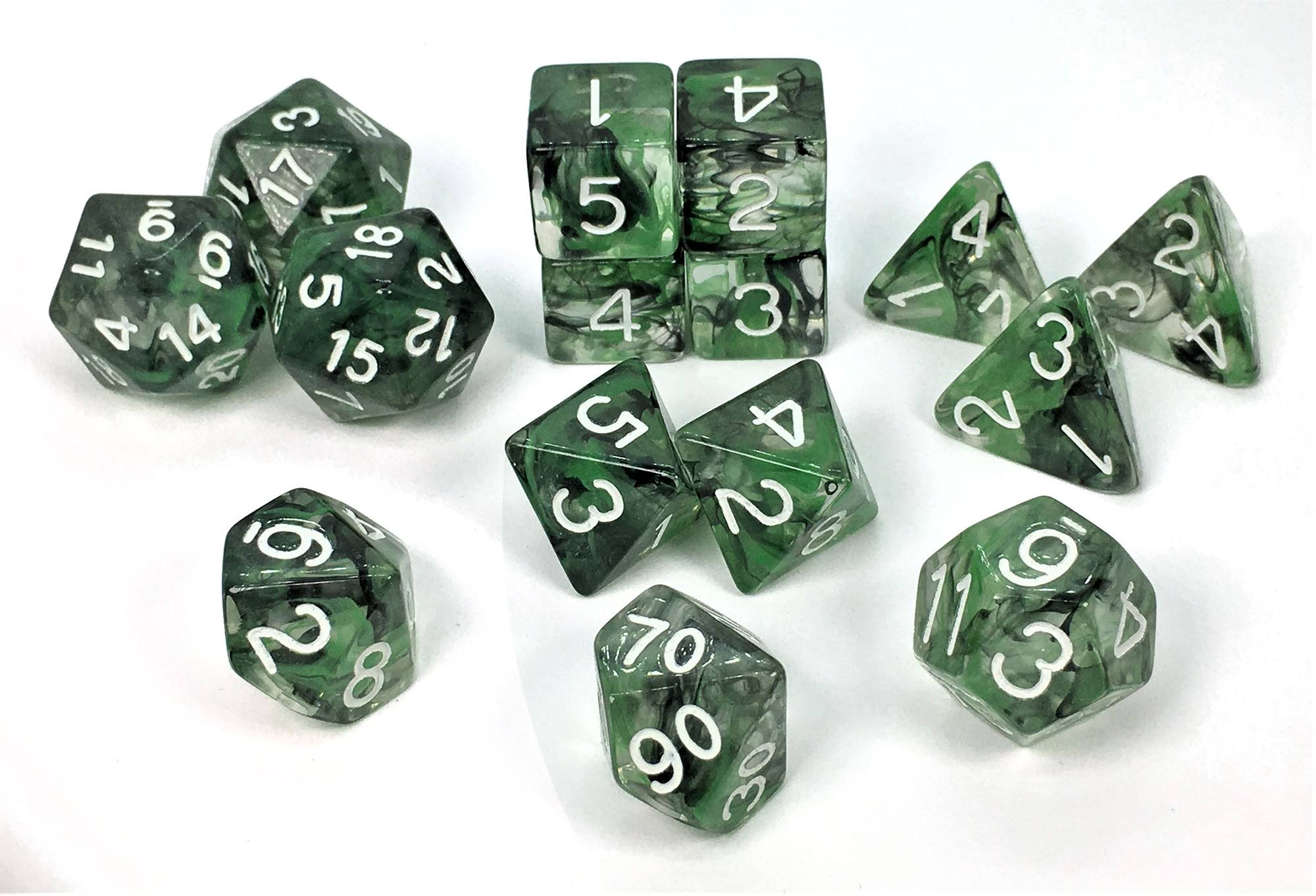 Diffusion Dice - Set of 15 - Dark Forest