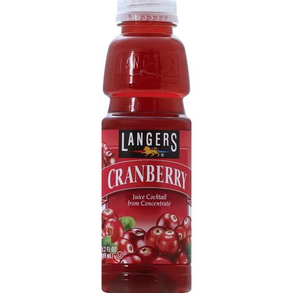 Langers Juice Cocktail, Cranberry - 15.2 fl oz