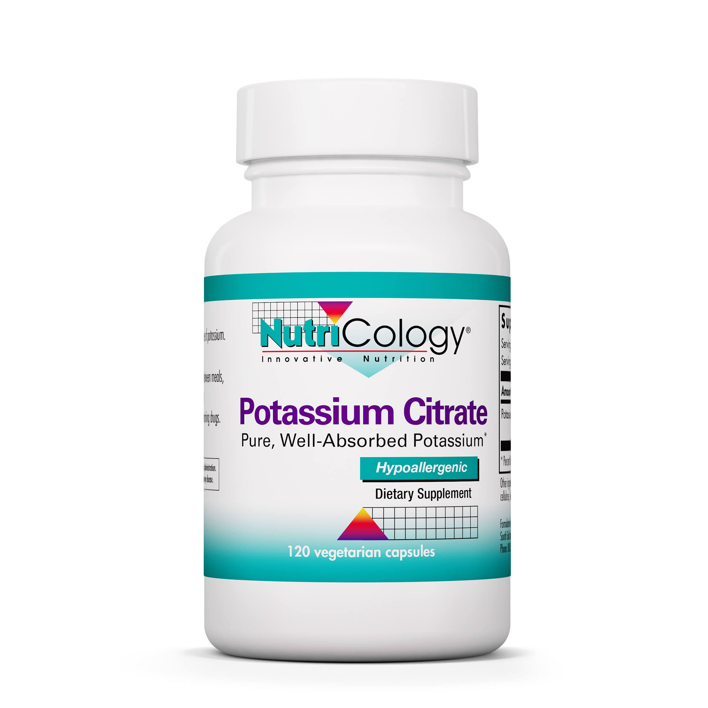 Nutricology Potassium Citrate Dietary Supplement - 120ct