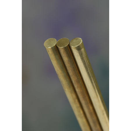 K&S .081 Solid Brass Rod (3) 8168