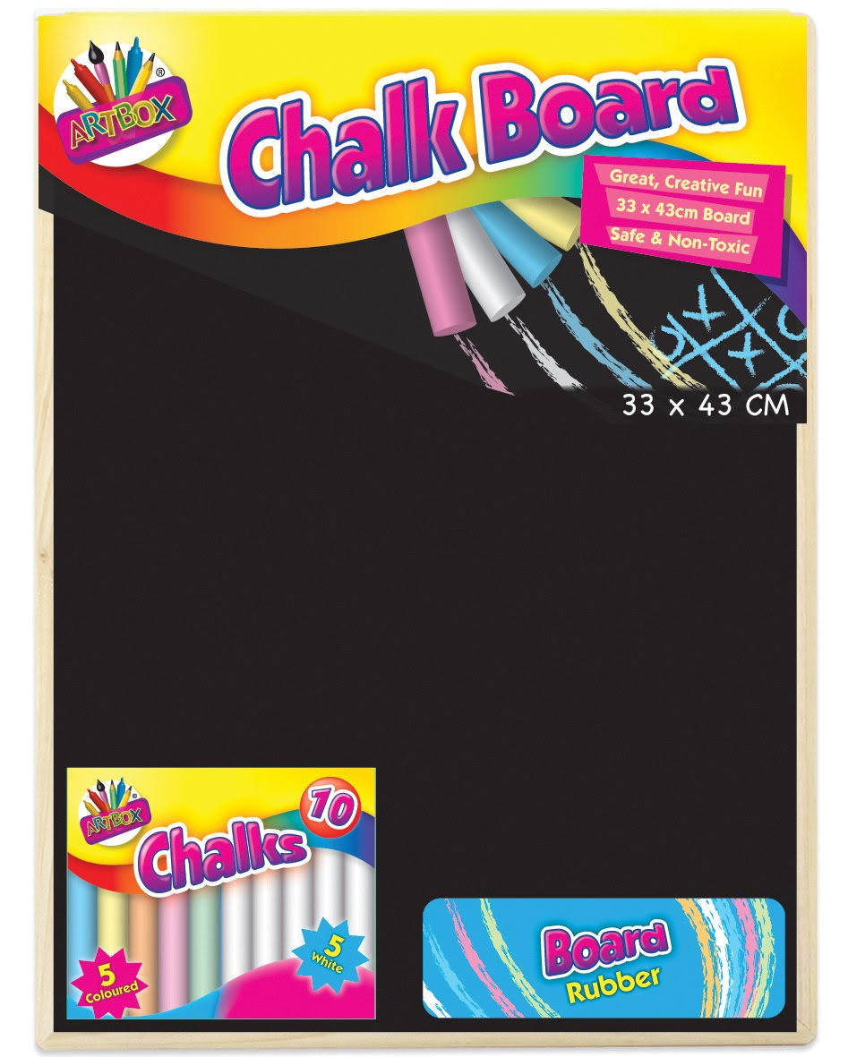 ArtBox 33x34cm Large Chalk Board