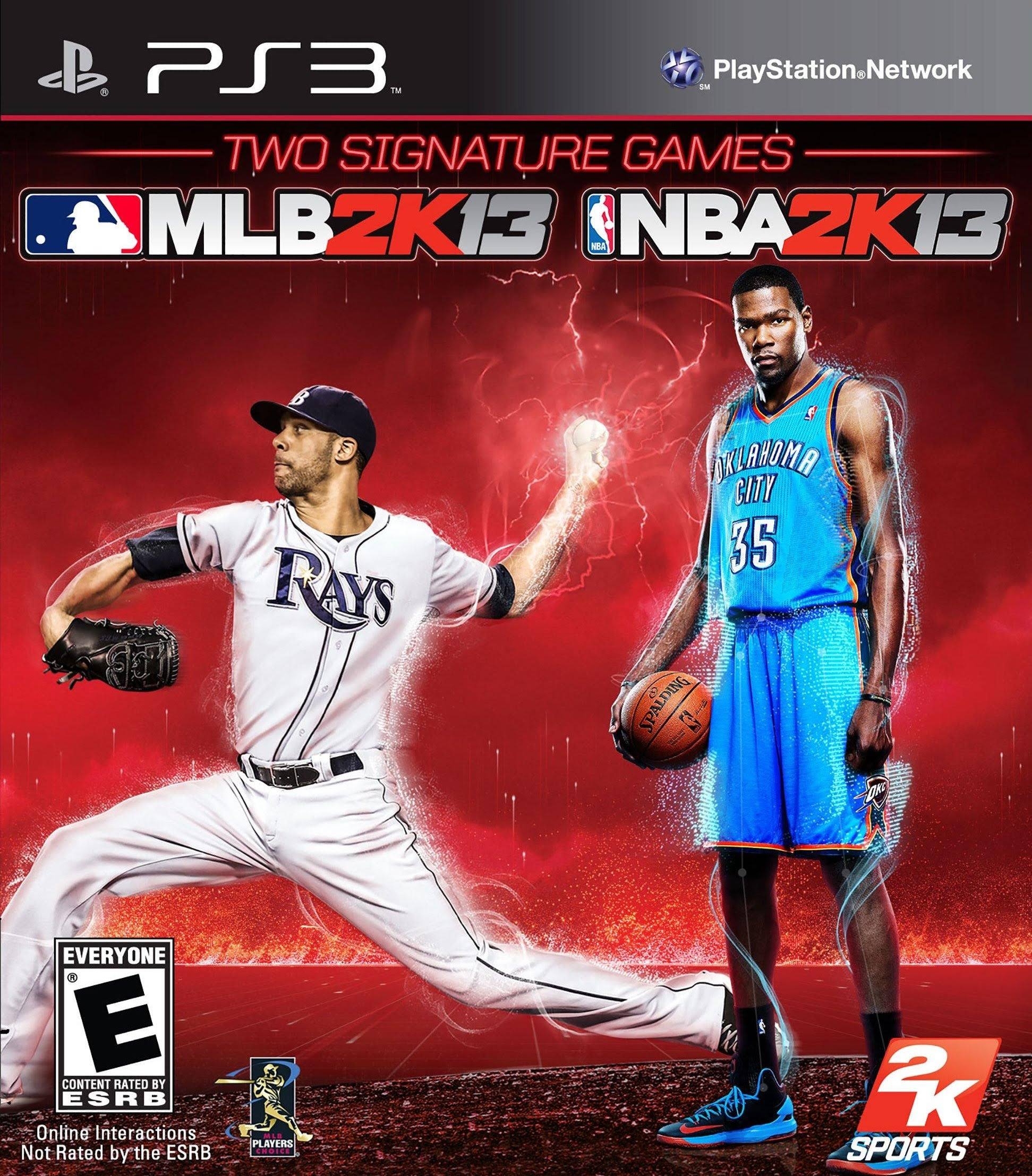 MLB 2K13 and NBA 2K13 - Play Station 3