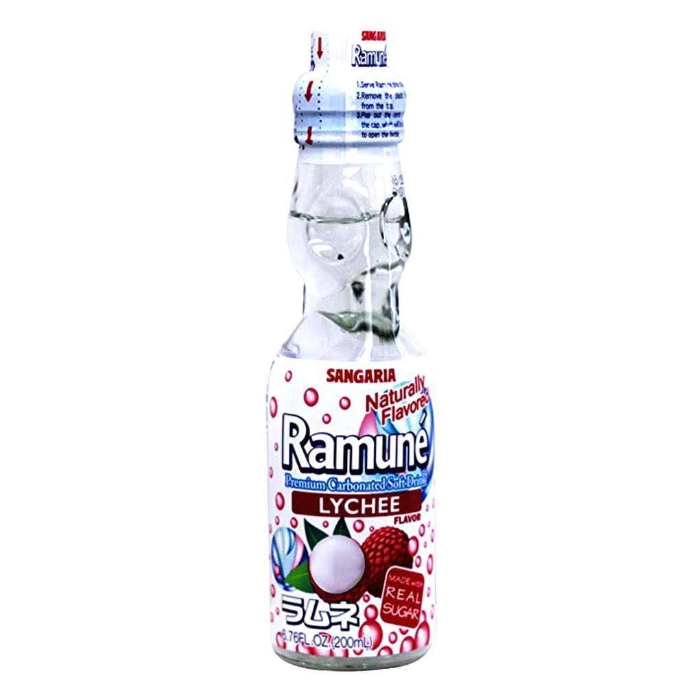 Ramune Soft Drink, Lychee Flavor - 6.76 fl oz
