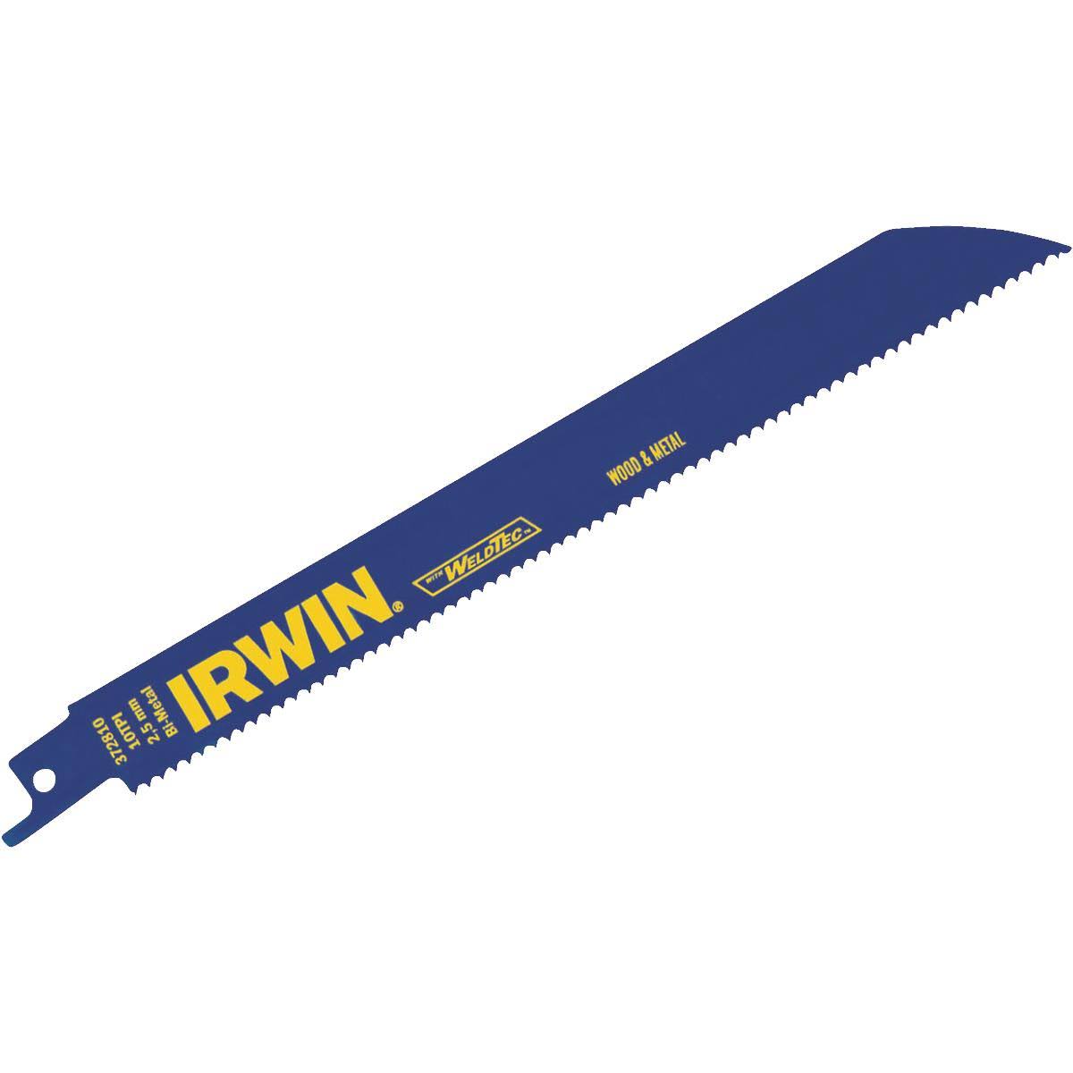 Irwin Metal and Wood Reciprocating Saw Blade - 8in