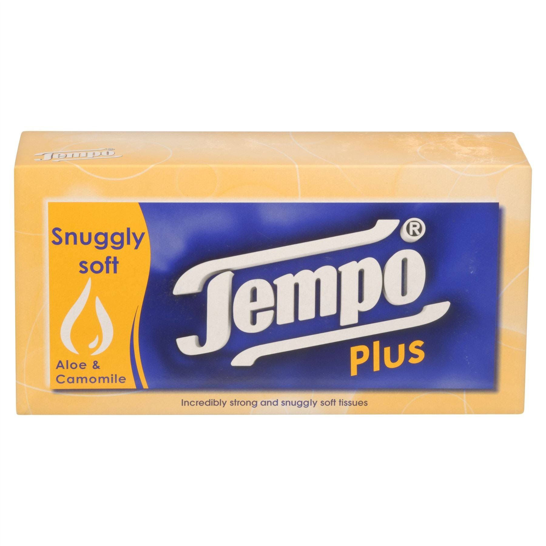 Tempo Plus Aloe & Camomile Tissues - 80ct