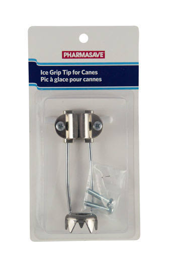 PHARMASAVE CANE TIP - ICE GRIP