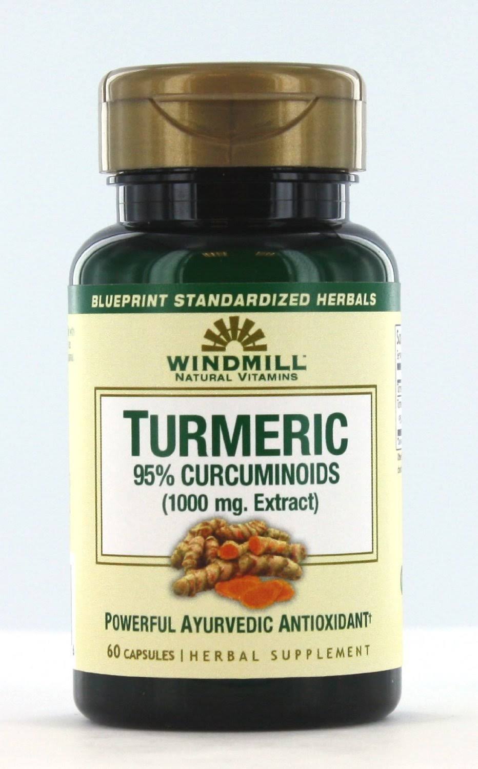 Windmill Turmeric Curcuminoids Supplement - 60 Capsules