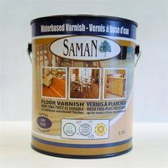 Saman 220236 3.78 L Water Based Stain Varnish Semi Gloss - Pack of 2