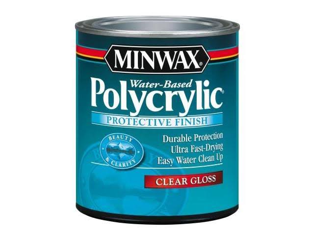 Minwax Polycrylic Protective Finish - Clear Satin, 946ml