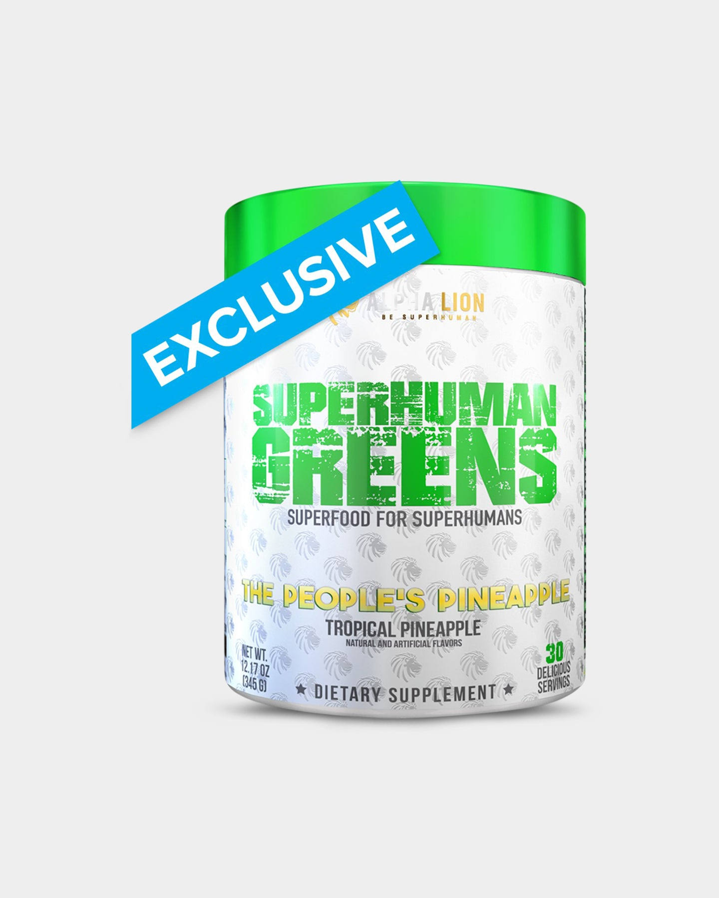 Alpha Lion Superhuman Greens Superfood in The People's Pineapple | 30 Servings