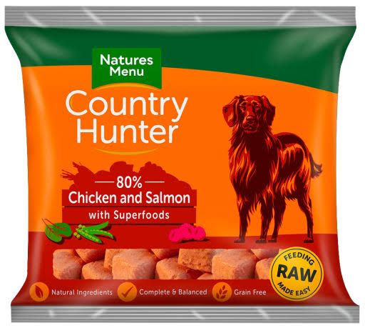 Natures Menu Country Hunter Chicken and Salmon Dog Food Nuggets - 1kg