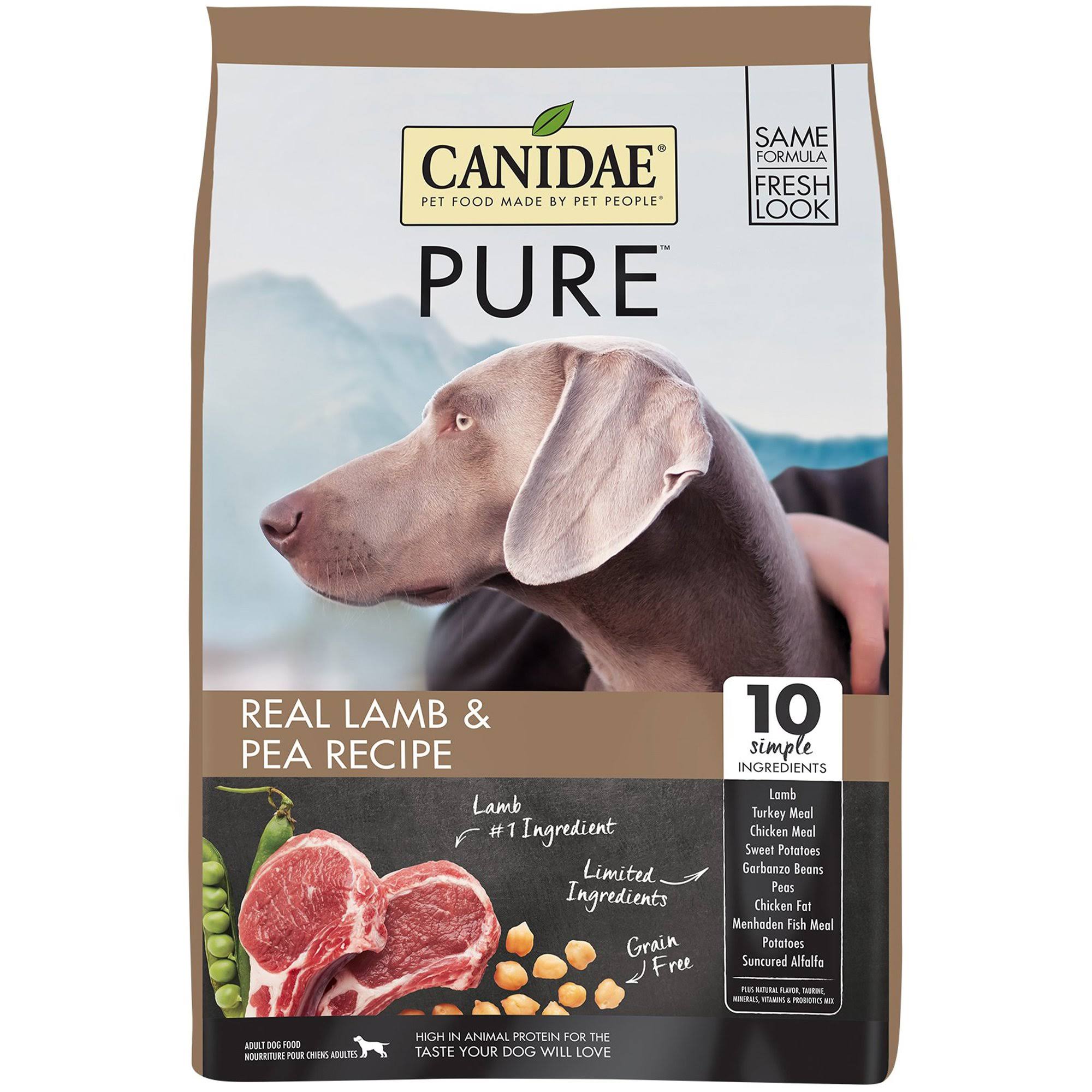 Canidae Grain Free Pure Elements Dry Dog Food - Fresh Lamb, 12 lbs