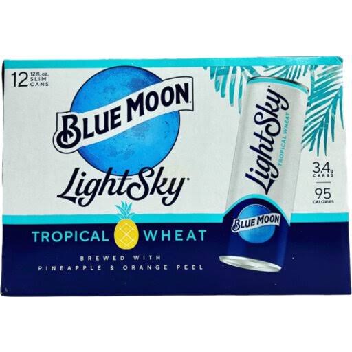 Blue Moon Light Sky Tropical Wheat 12oz Cans