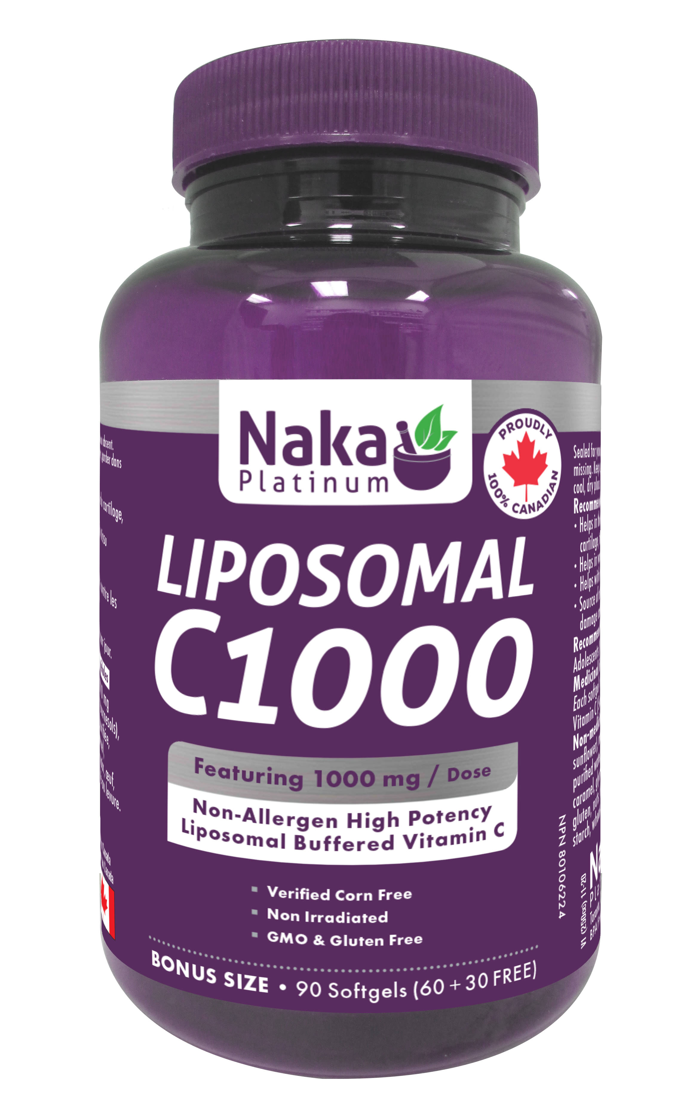 Naka Liposomal C1000 (90 Softgels)