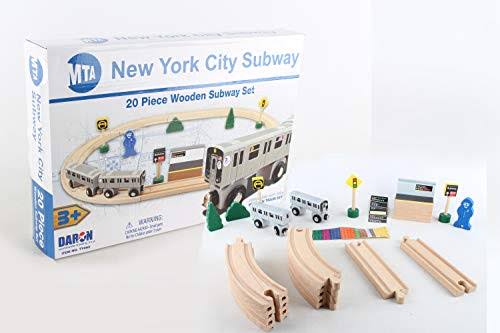 Daron NYC MTA 20piece Wooden Subway Set TY060