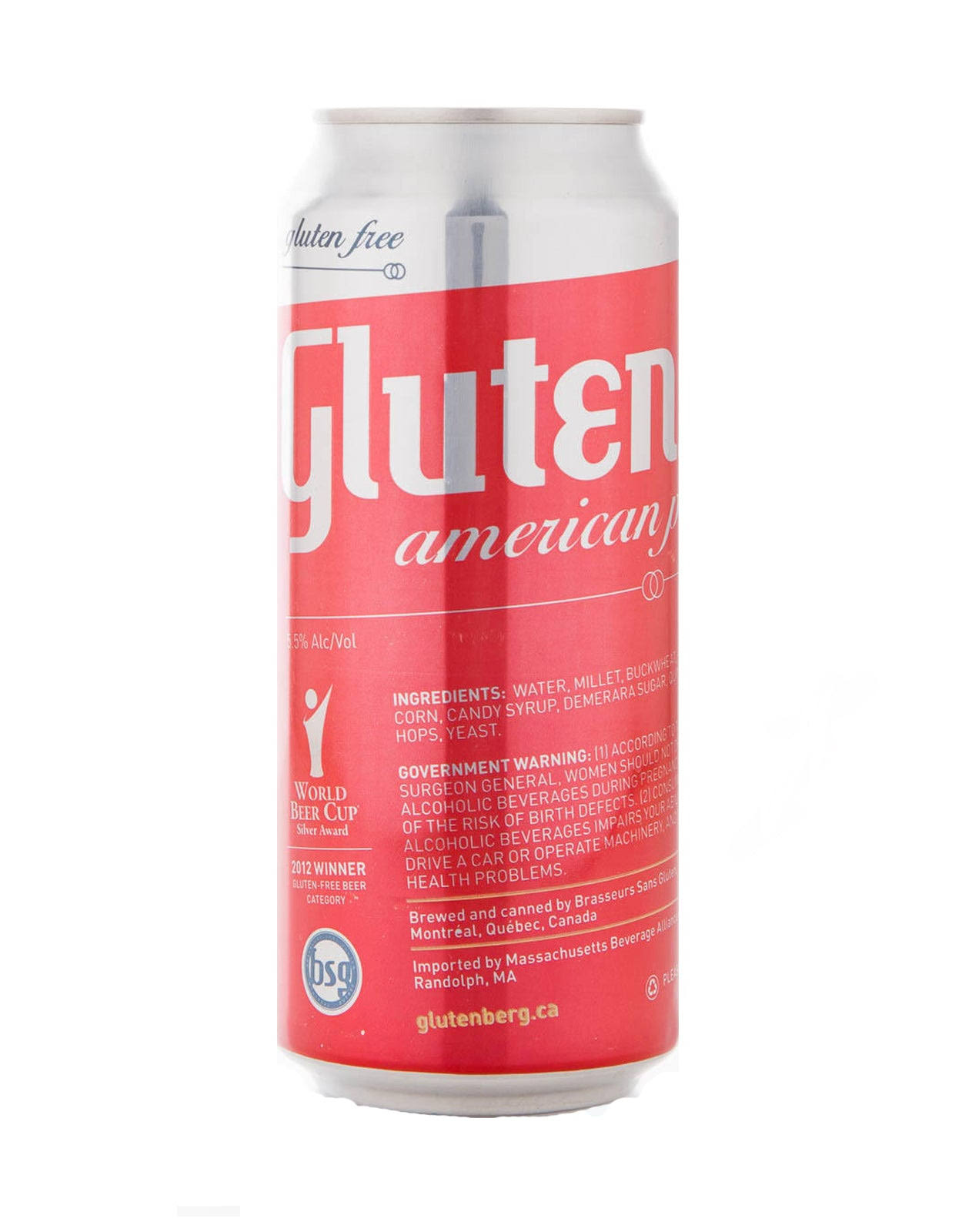 Glutenberg Pale Ale 473 ml - 4 Cans