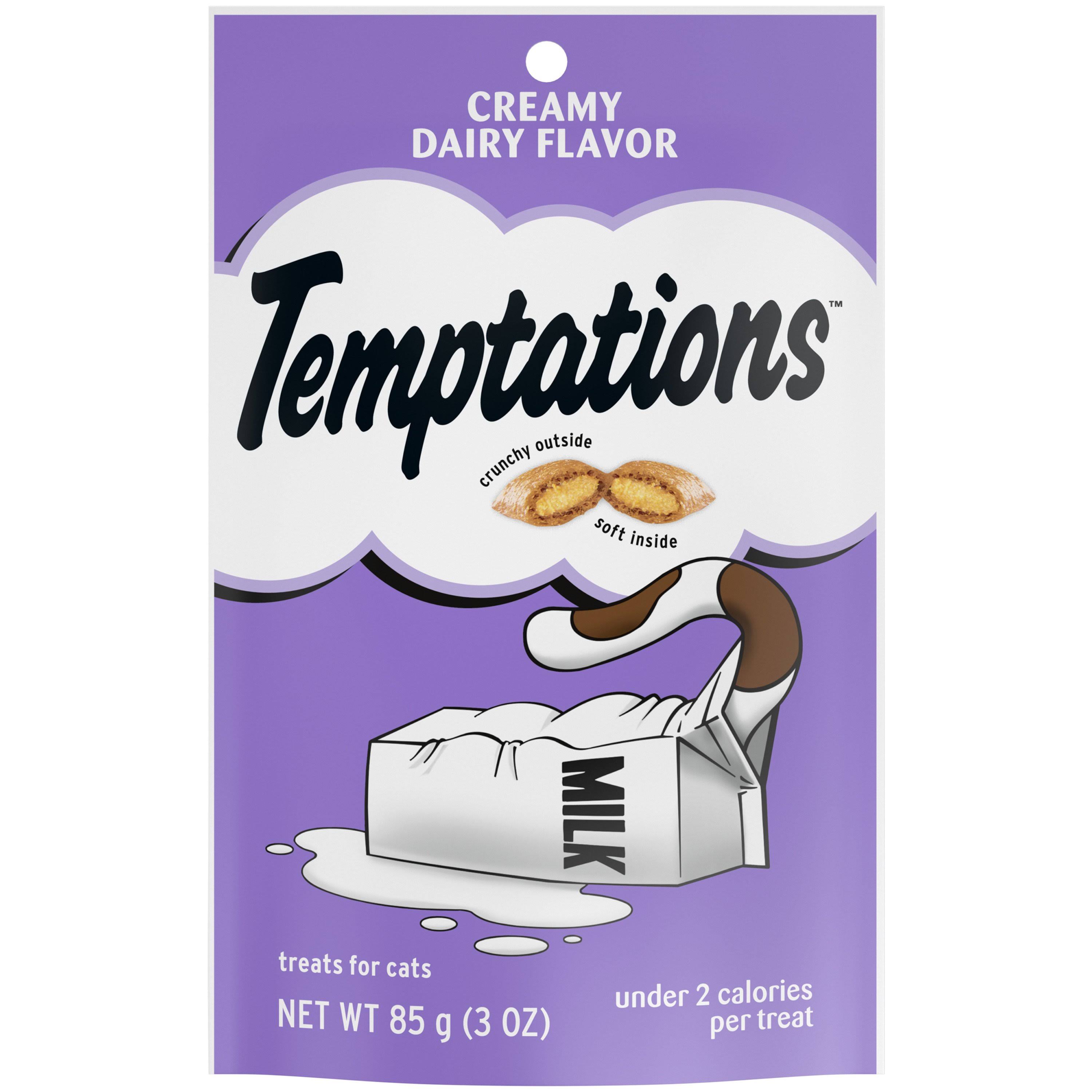 Whiskas Temptations Cat Treats - Creamy Dairy Flavor, 3oz