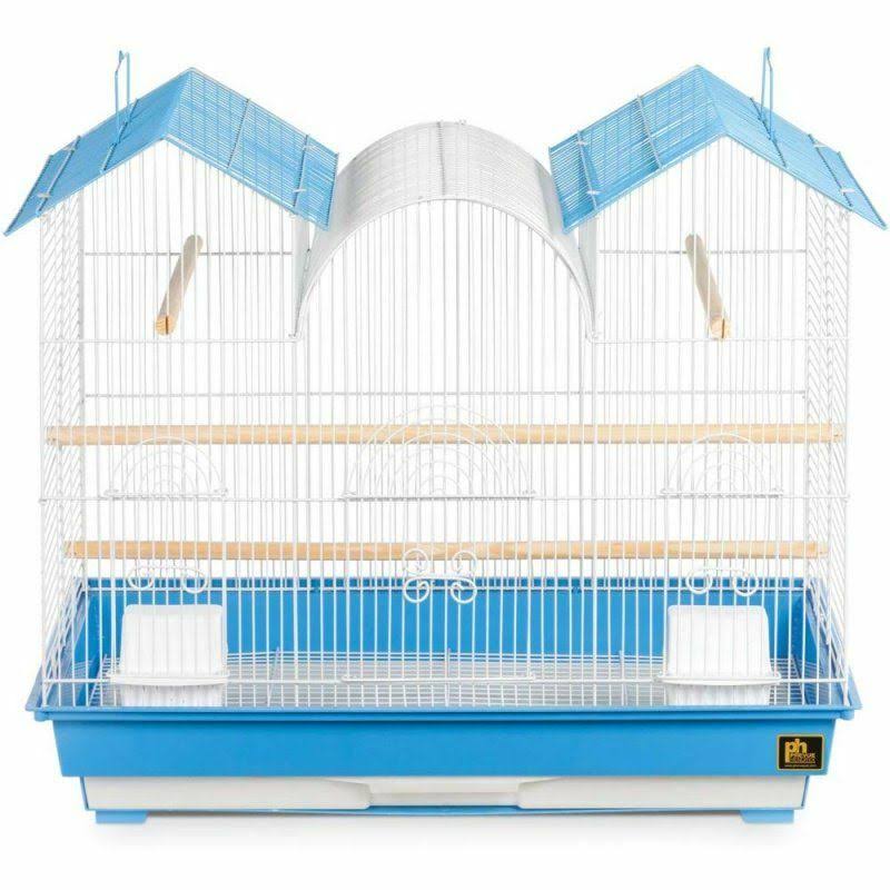Prevue Pet Products Triple Roof Bird Cage - Blue