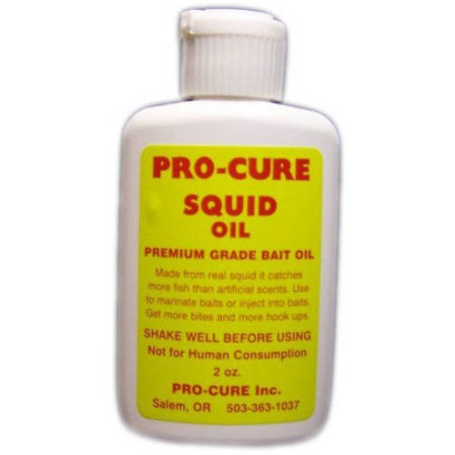 Pro-Cure Squid Fish Attractant Scented Bait Oil 2 oz Bottle BO-SQD