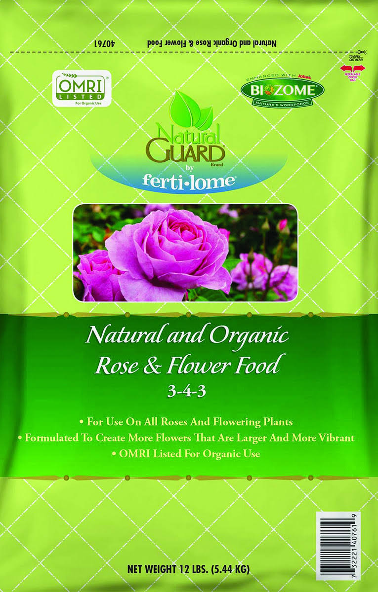 Natural Guard 440761 12 lbs 3-4-3 Organic Rose & Flower Food